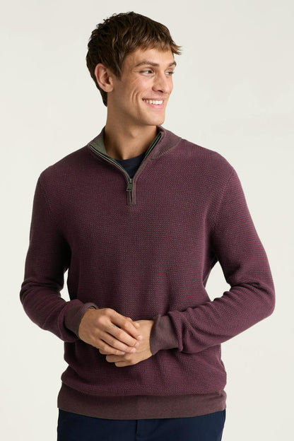 Bonobos Washable Cotton Cashmere Quarter Zip