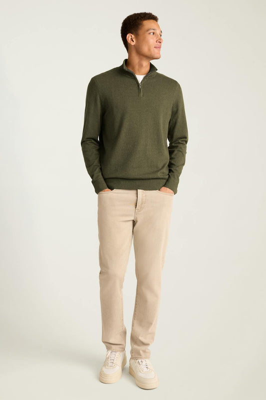 Bonobos Washable Cotton Cashmere Quarter Zip