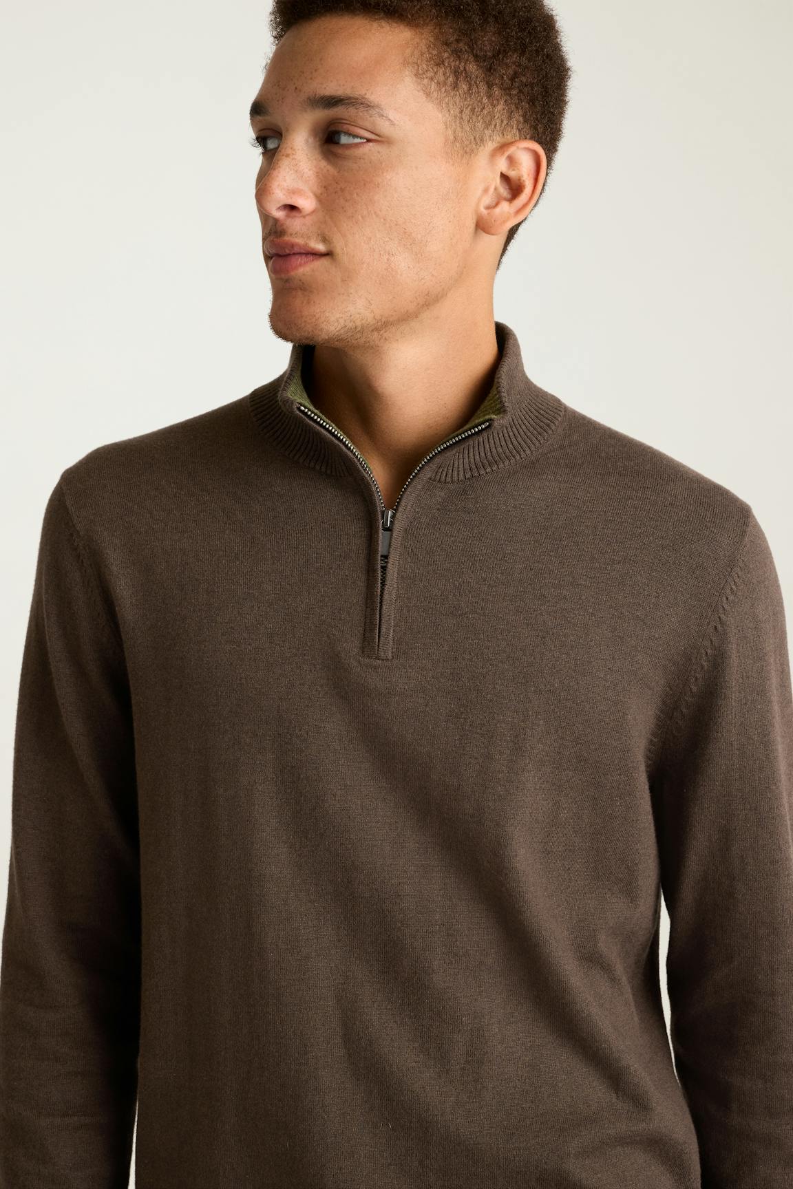 Bonobos Washable Cotton Cashmere Quarter Zip