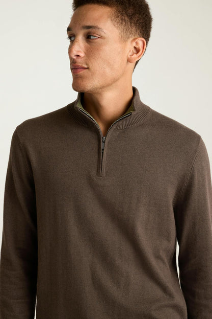 Bonobos Washable Cotton Cashmere Quarter Zip