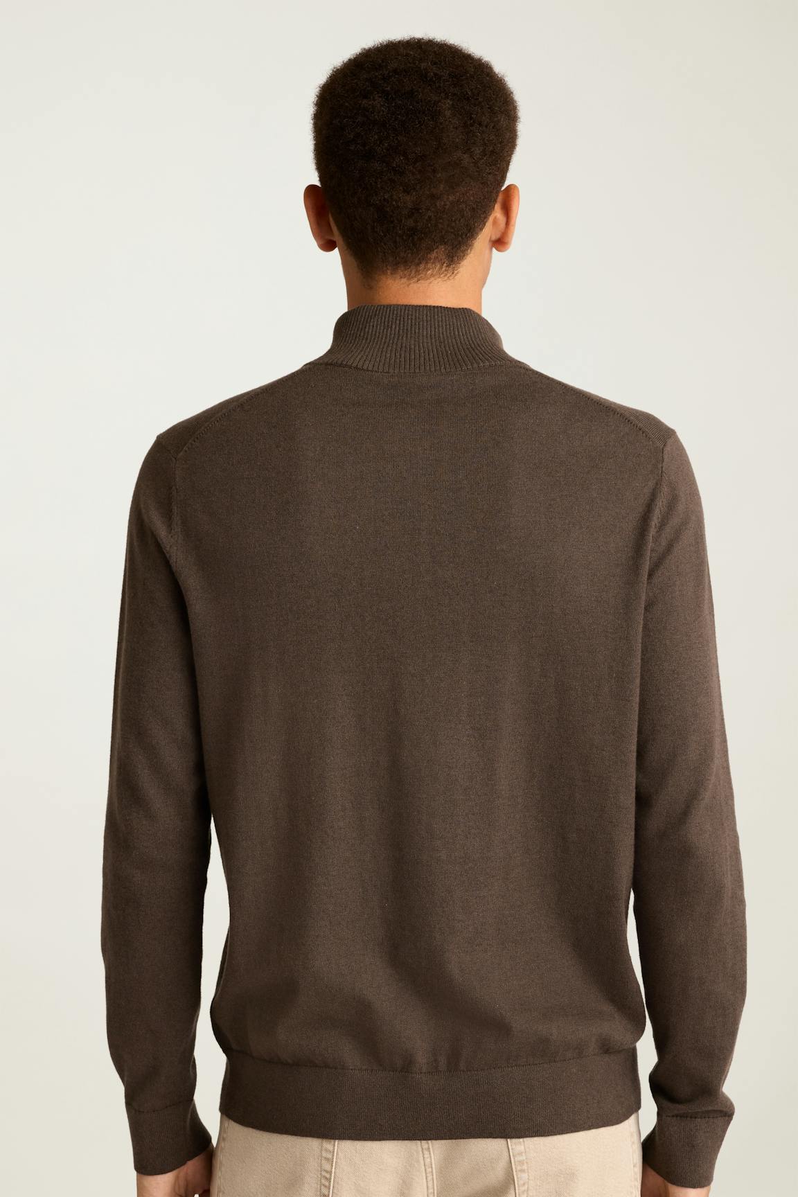 Bonobos Washable Cotton Cashmere Quarter Zip