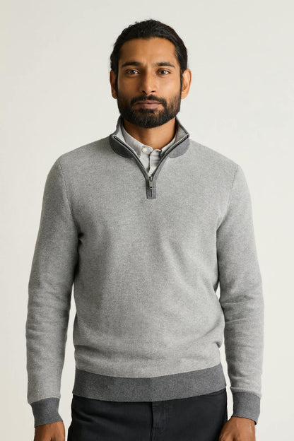 Bonobos Washable Cotton Cashmere Quarter Zip