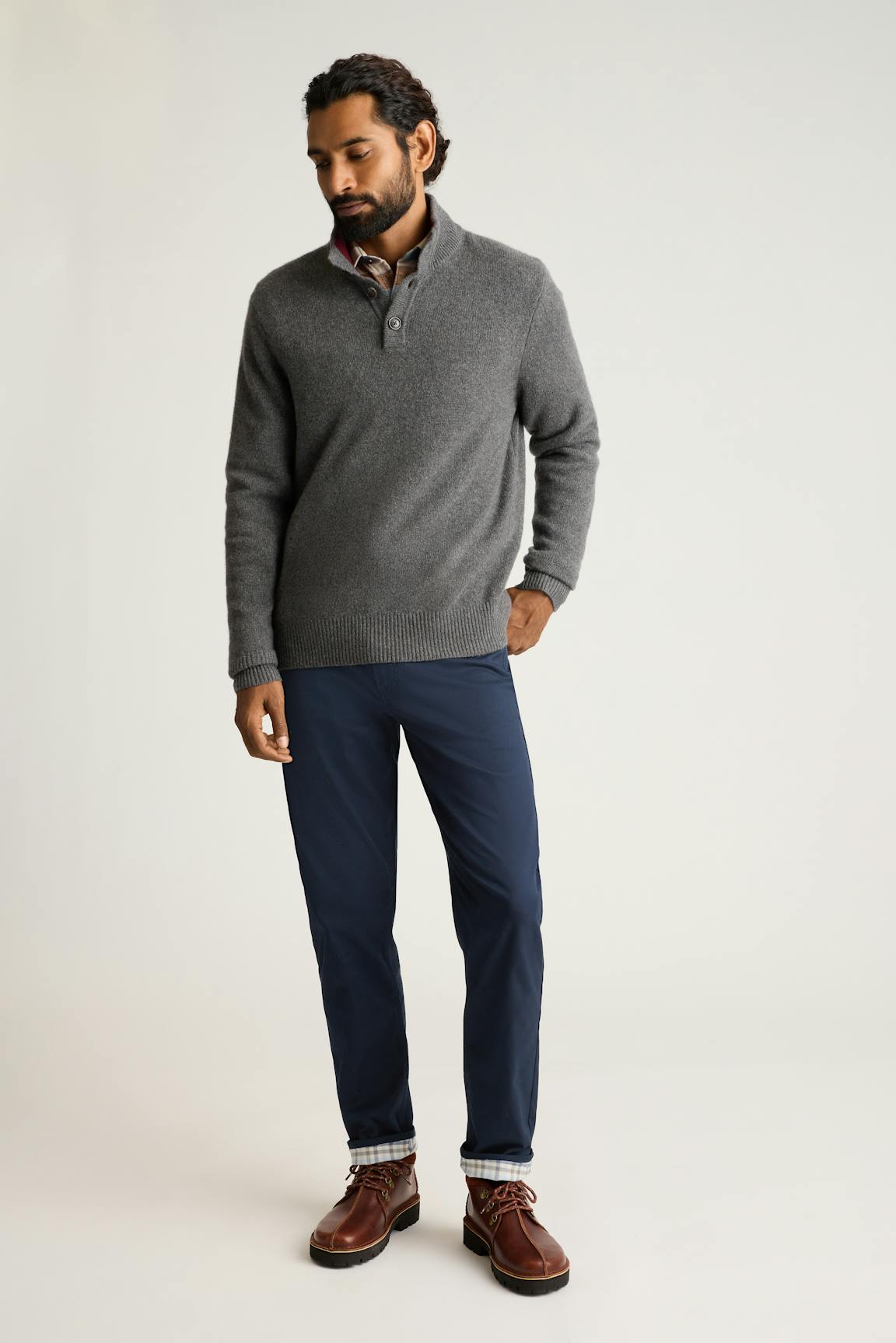 Bonobos Italian Cashmere Mock Neck Sweater