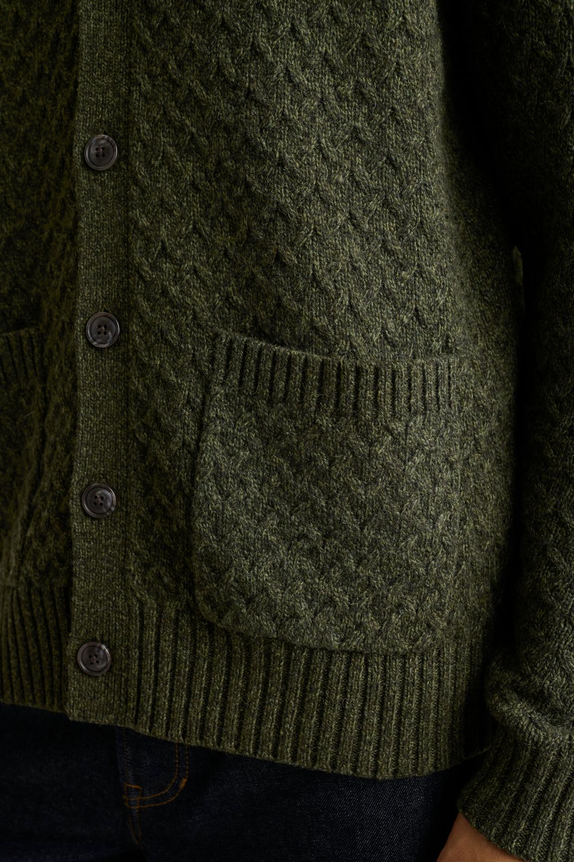 Bonobos Merino Blend Cable Cardigan