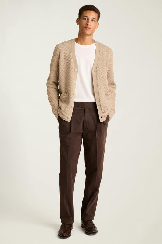 Bonobos Merino Blend Cable Cardigan