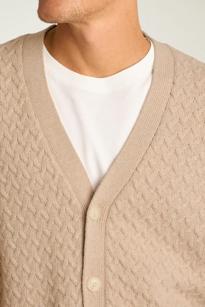 Bonobos Merino Blend Cable Cardigan