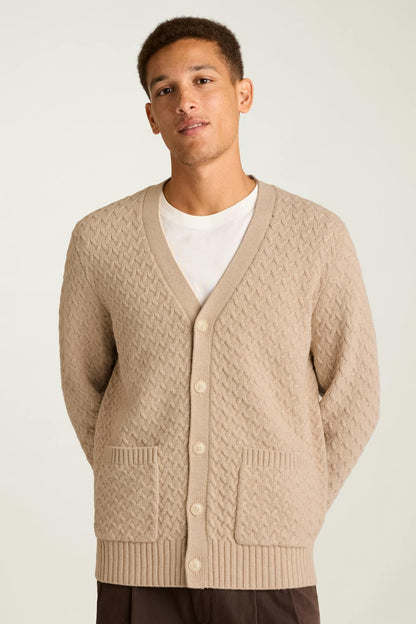 Bonobos Merino Blend Cable Cardigan