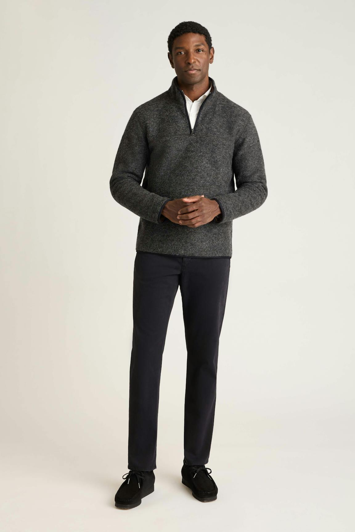 Bonobos Italian Wool Fleece Quarter Zip