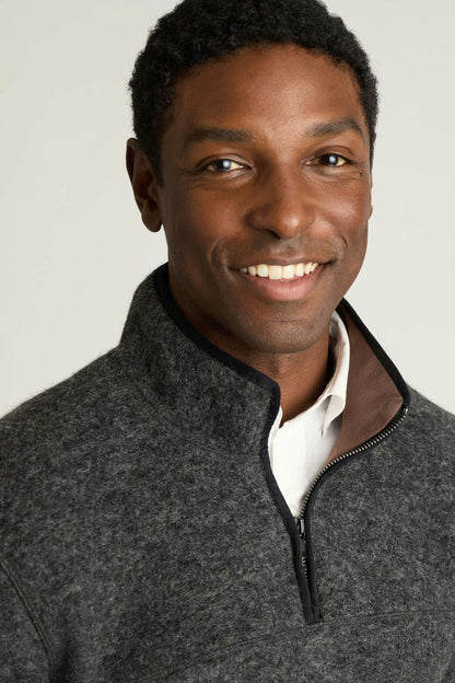 Bonobos Italian Wool Fleece Quarter Zip