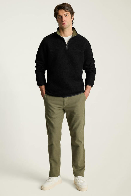 Bonobos Italian Wool Fleece Quarter Zip