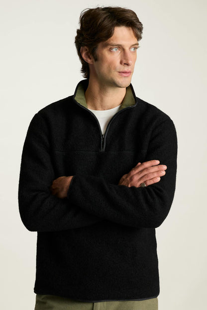 Bonobos Italian Wool Fleece Quarter Zip