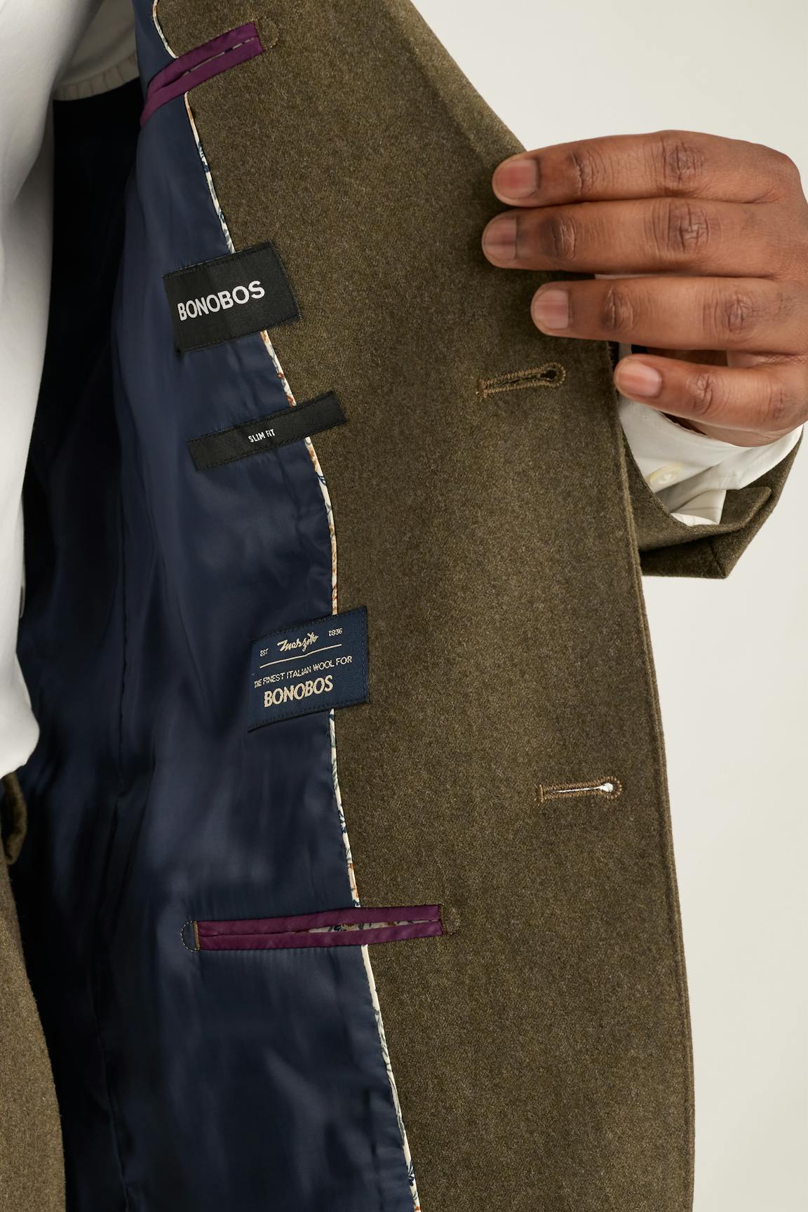 Bonobos Jetsetter Italian Brushed Wool Blazer