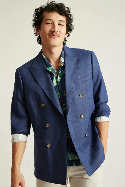 Bonobos Jetsetter Italian Linen Double Breasted Blazer
