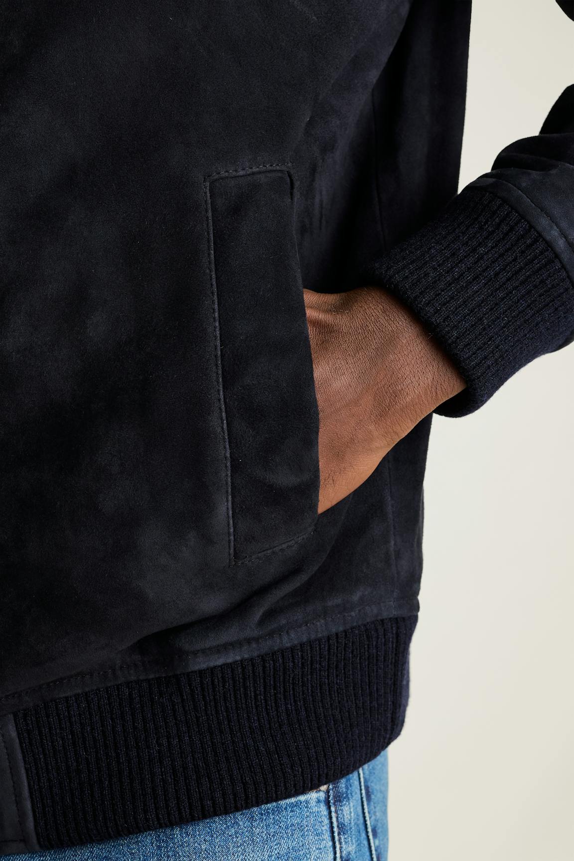 Bonobos The Suede Bomber Jacket