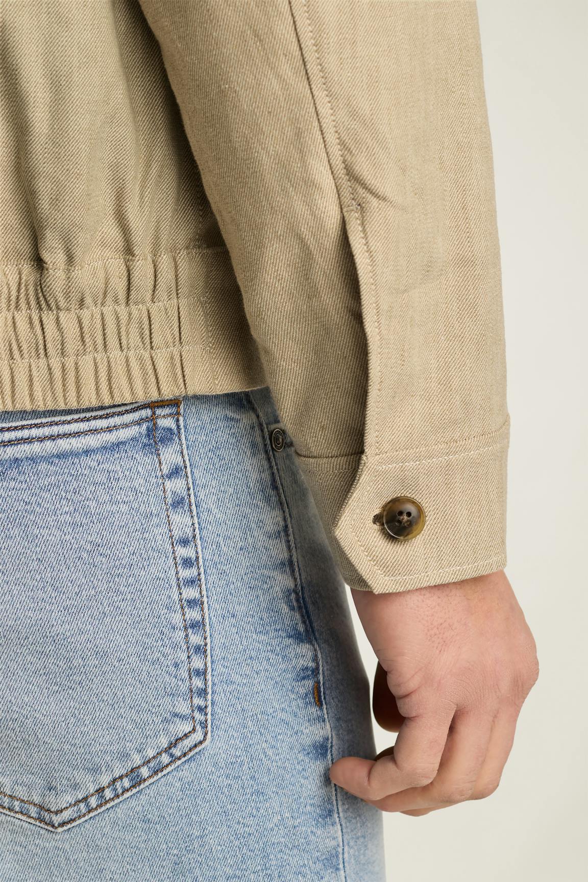 Bonobos Aviator Linen Cotton Bomber